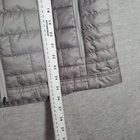 Patagonia Women Nano‎ Puffer Vest Large Gray Google Logo Light Windproof NWT - Picture 2 of 11
